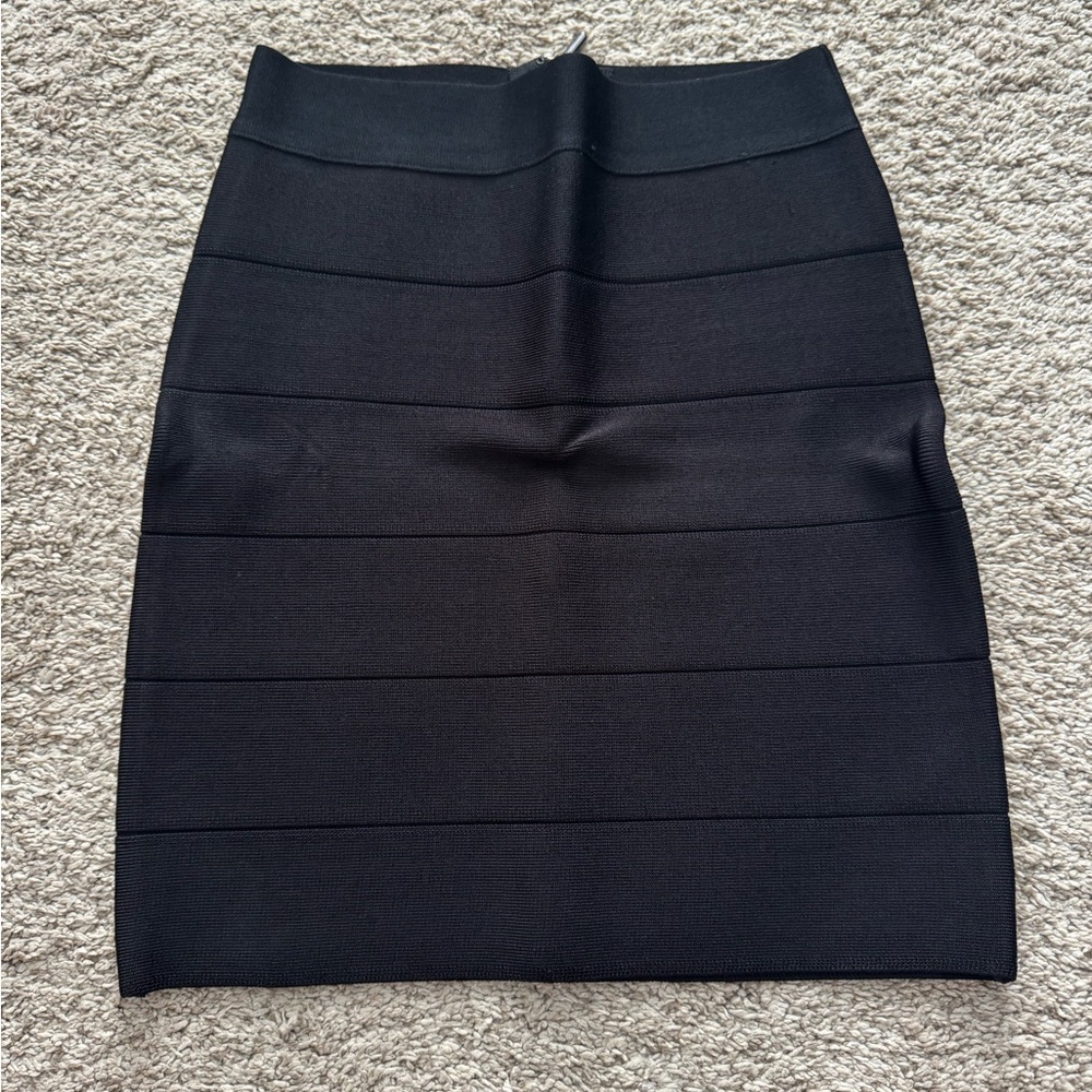 bebe Black Pencil Skirt